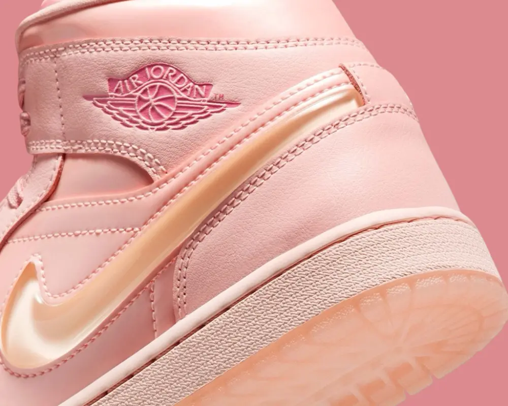 Giày Nike Air Jordan 1 Mid 'Patent Valentine's Day' HF3173-600 - Ảnh 4