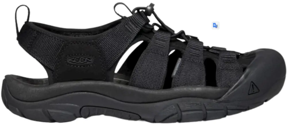 Dép Keen Newport H2 ‘Triple Black’ 1025028