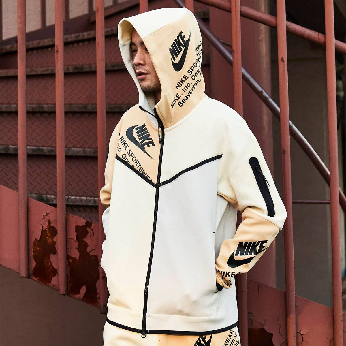 Alternative view of Áo Nike Sportswear Tech Fleece Zip Hoodie ‘Sesame’ DM6475-072