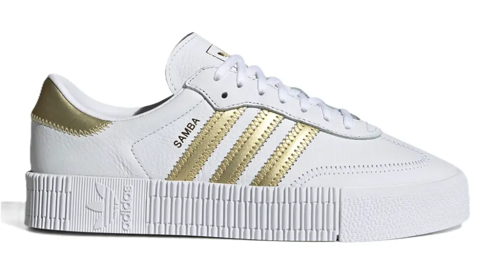 Giày Adidas Sambarose ‘White Gold Metallic’ EE4681