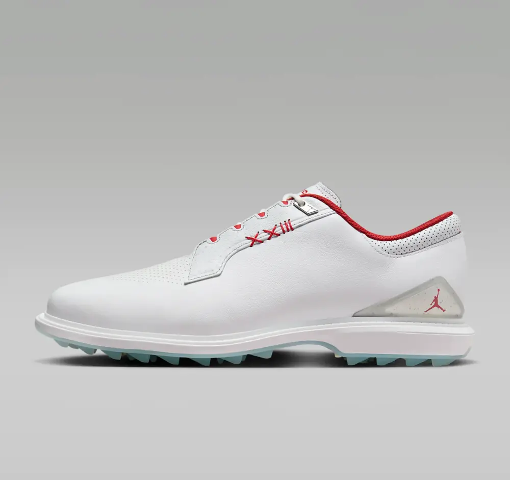Alternative view of Giày Nike Air Jordan ADG 5 Wide ‘White Fire Red’ FQ7874-101