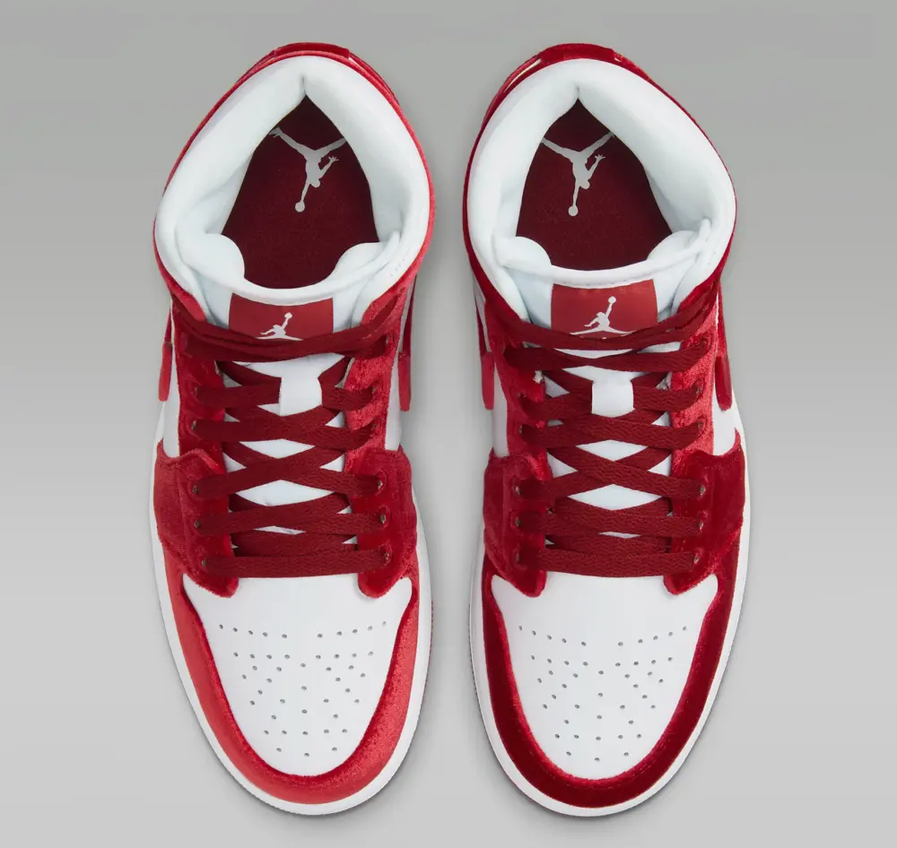 Giày Nike Air Jordan 1 Mid SE ‘Red Velvet’ FZ3334-100 - Ảnh 3