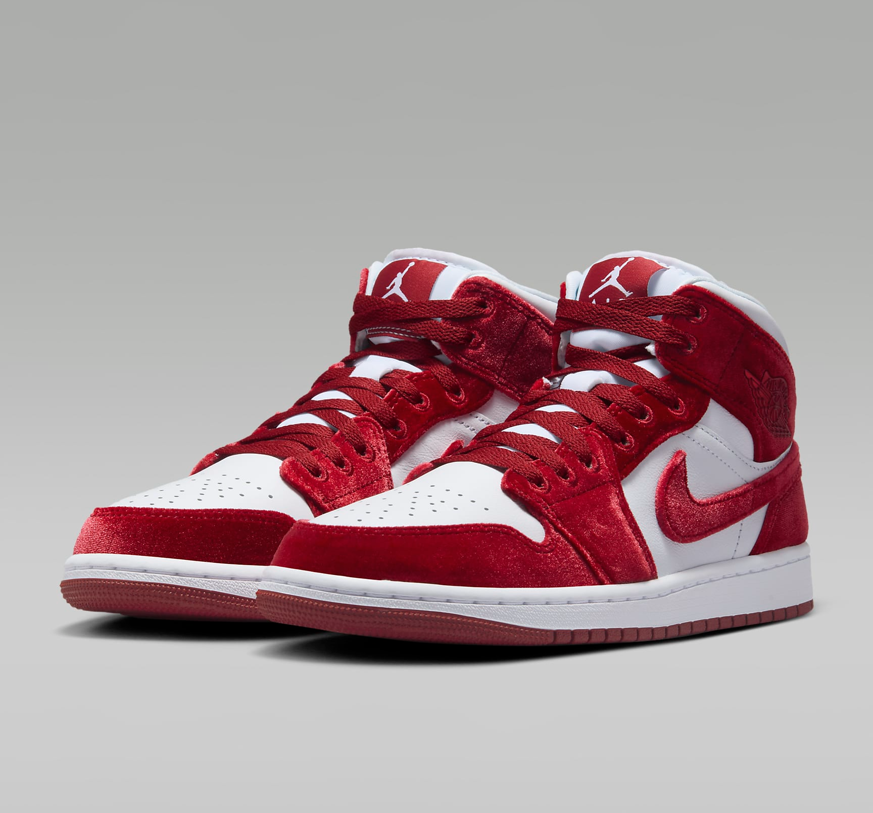 Giày Nike Air Jordan 1 Mid SE ‘Red Velvet’ FZ3334-100 - Ảnh 4