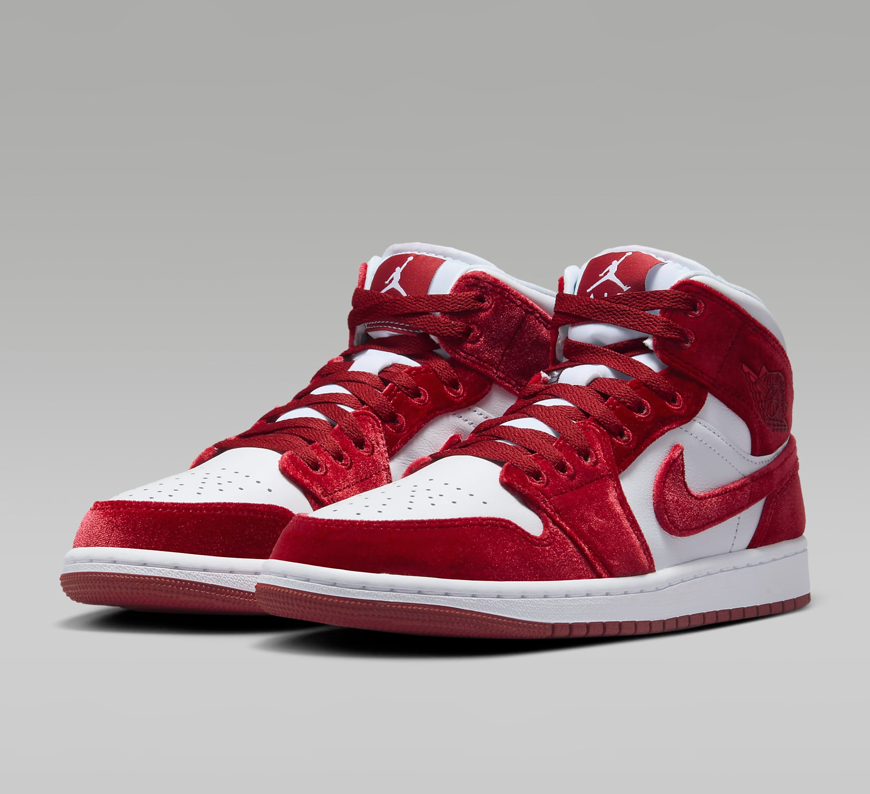 Giày Nike Air Jordan 1 Mid SE ‘Red Velvet’ FZ3334-100 - Ảnh 6