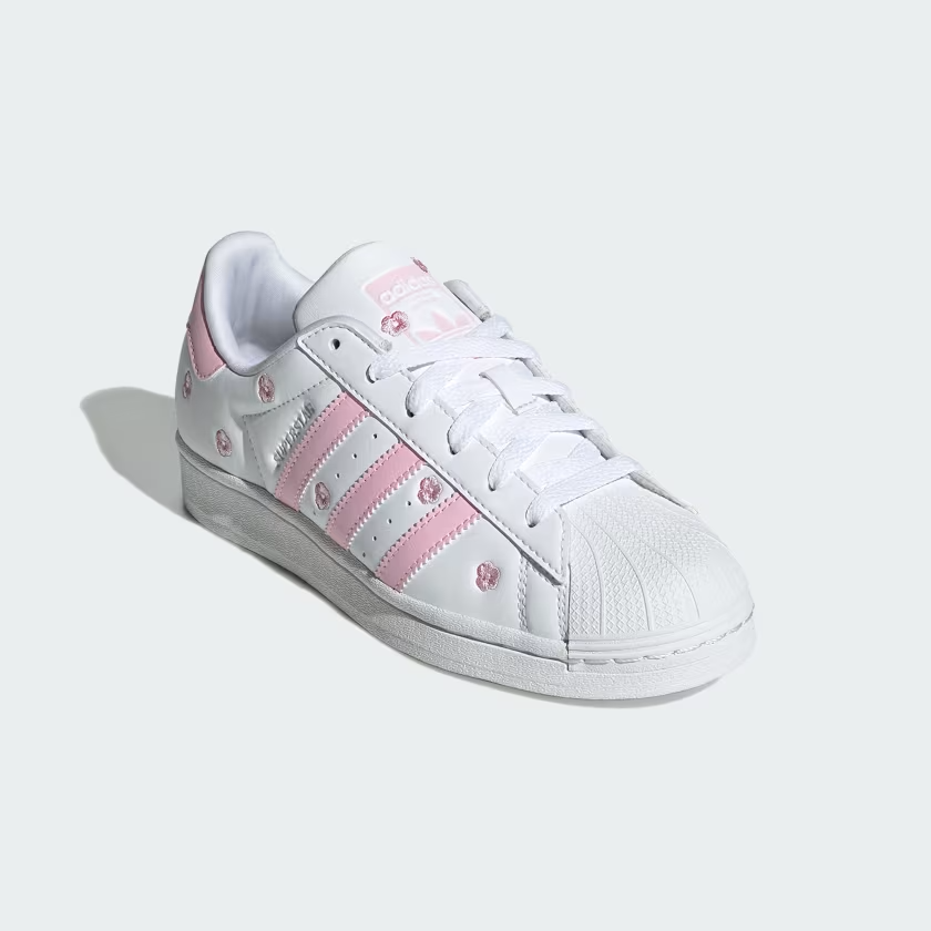 Giày Adidas Superstar J ‘Pink Floral Embroidery’ IG7015 - Ảnh 4