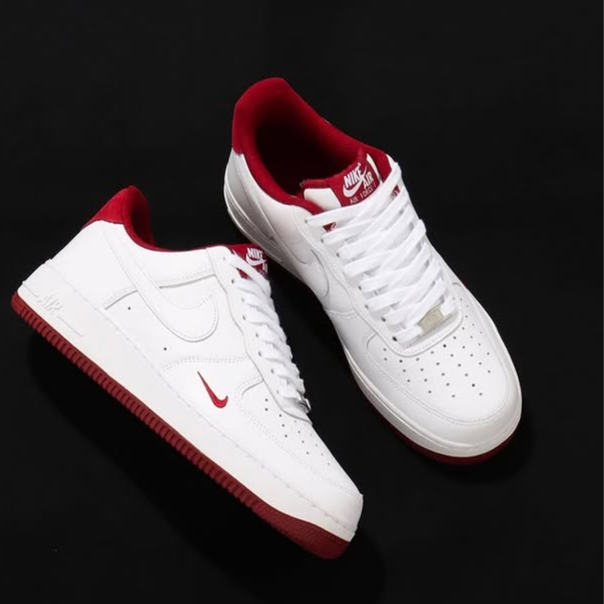 Giày Nike Air Force 1 Low '07 LV8 'White Burgundy' HM9483-100 - Ảnh 7