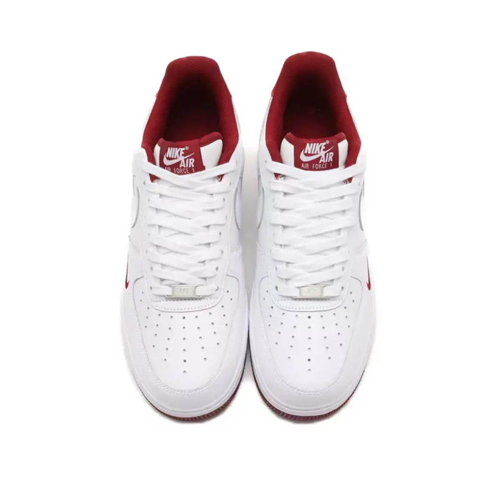 Giày Nike Air Force 1 Low '07 LV8 'White Burgundy' HM9483-100 - Ảnh 4