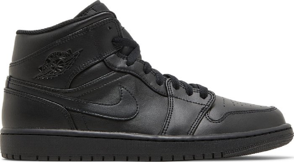 Giày Nike Air Jordan 1 Mid 2022 ‘Triple Black’ 554724-093