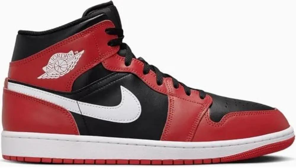 Giày Nike Air Jordan 1 Mid ‘Black Gym Red White’ DQ8426-061