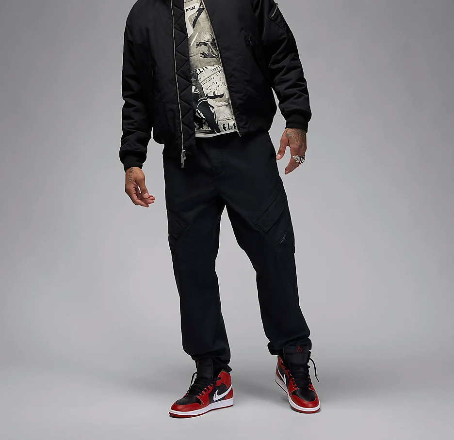 Alternative view of Giày Nike Air Jordan 1 Mid ‘Black Gym Red White’ DQ8426-061