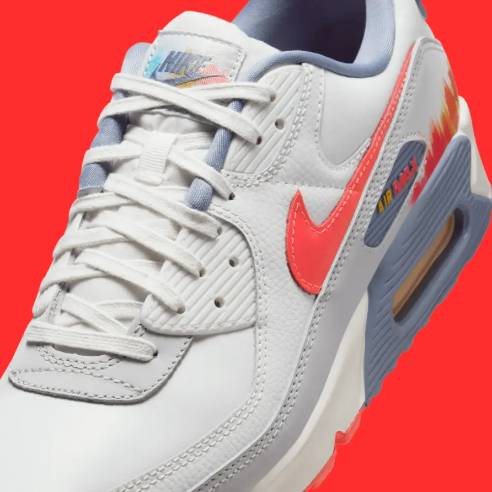 Giày Nike Air Max 90 Premium ‘Sound Wave’ HJ9147-121 - Ảnh 3
