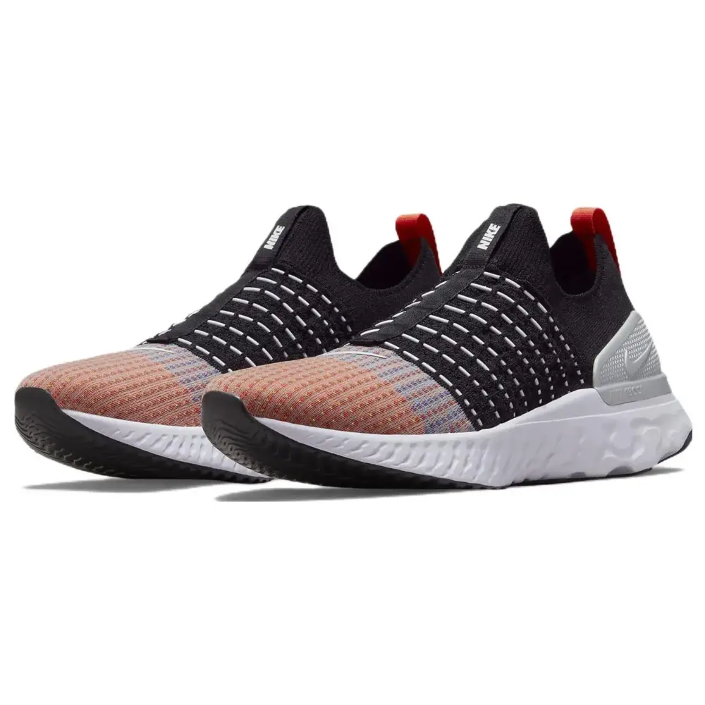 Alternative view of Giày Nike React Phantom Flyknit 2 ‘Black Orange’ DQ7647-001