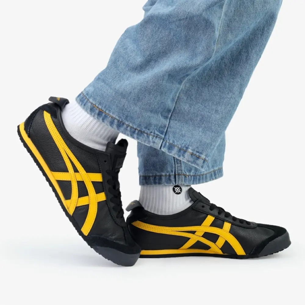 Giày Onitsuka Tiger Mexico 66 ‘Black Yellow’ 1183A201-003 - Ảnh 6