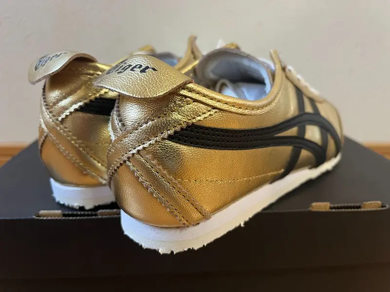 Giày Onitsuka Tiger Mexico 66 ‘Gold Black’ 1183B566-200 - Ảnh 3