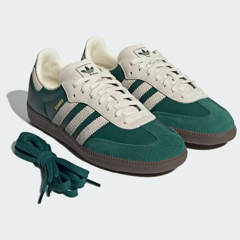 Giày Adidas Samba OG Collegiate ‘Green Cream’ JI3215 - Ảnh 5