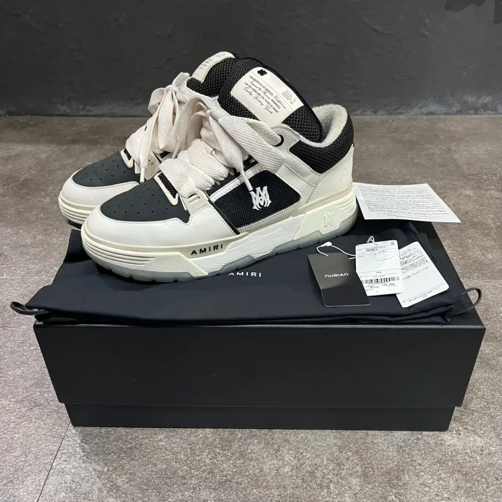 Alternative view of Giày Amiri MA-1 ‘White Black’ SS23MFS012-111