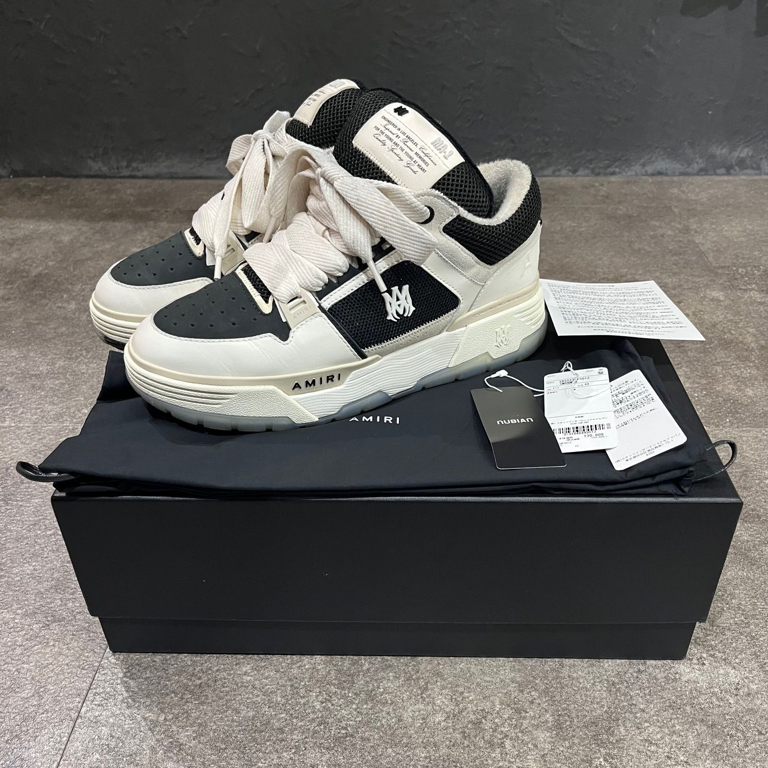 Giày Amiri MA-1 ‘White Black’ SS23MFS012-111 - Ảnh 2