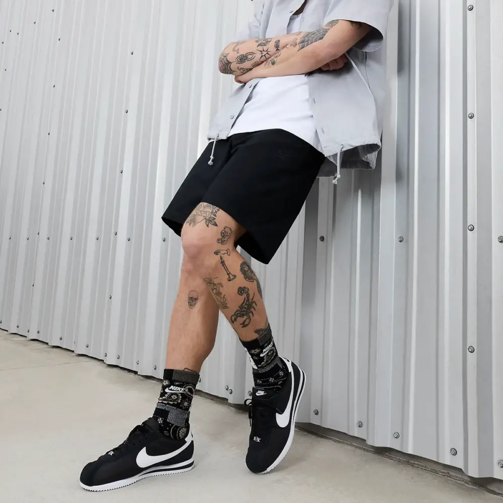 Giày Nike Cortez Textile ‘Black’ HF0263-001 - Ảnh 6