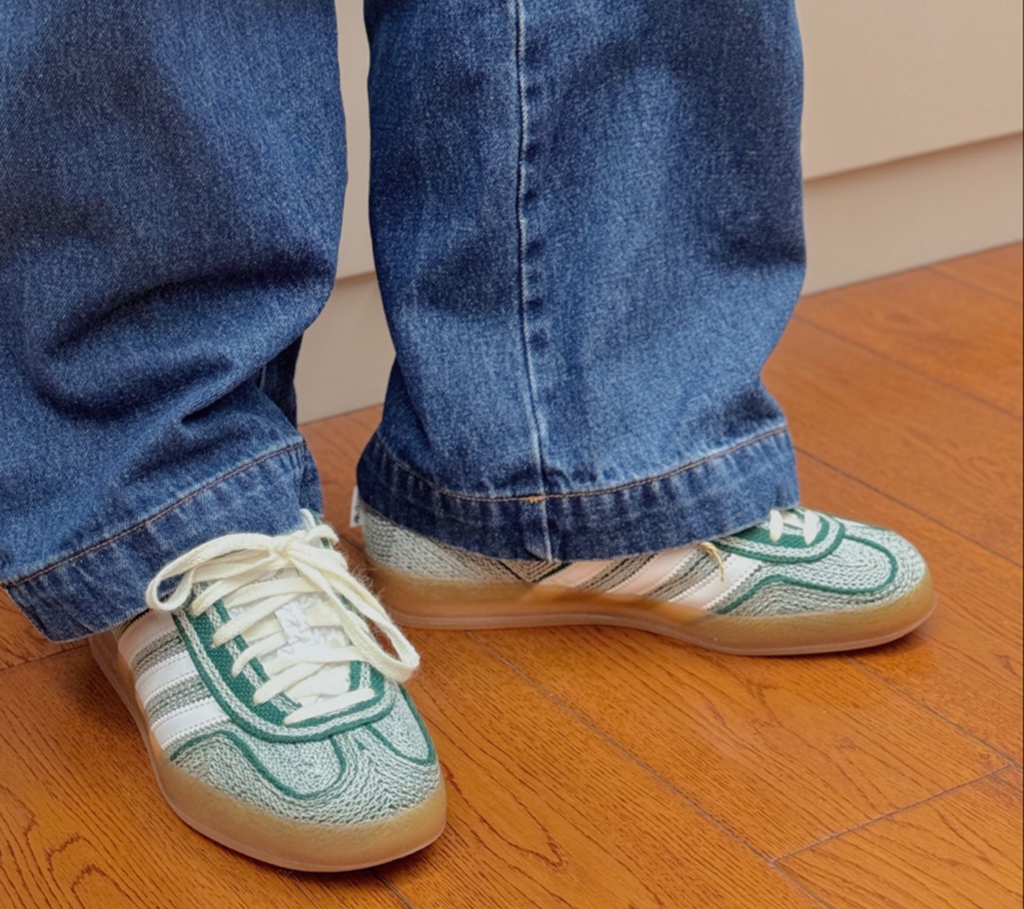 Giày Adidas x Sean Wotherspoon Gazelle Indoor ‘Green Cloud’ IG1456 - Ảnh 2