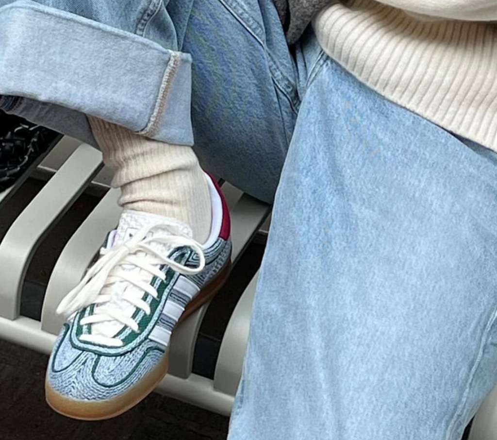 Giày Adidas x Sean Wotherspoon Gazelle Indoor ‘Green Cloud’ IG1456 - Ảnh 3