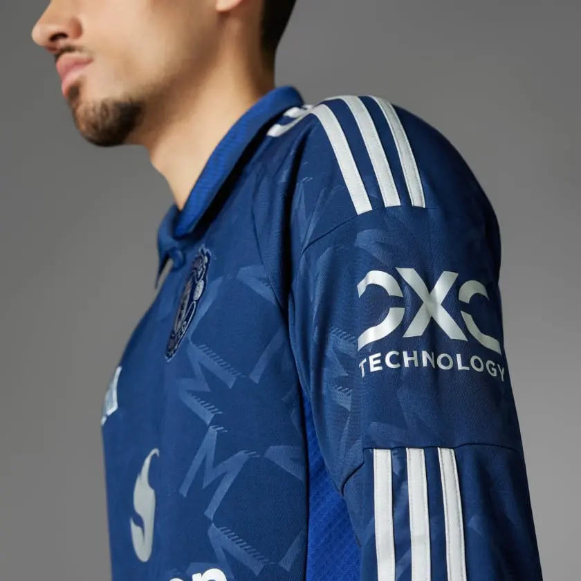 Alternative view of Áo Adidas Manchester United 24/25 Long Sleeve Away Jersey ‘Blue’ IT1984