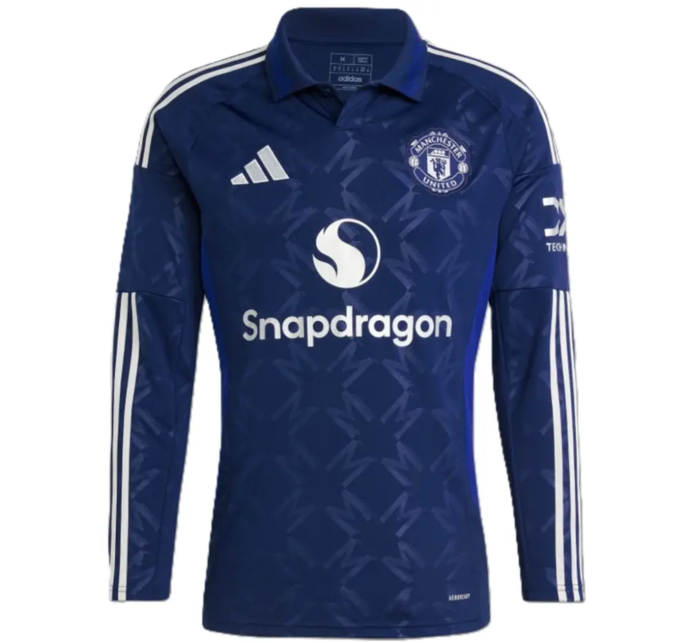 Áo Adidas Manchester United 24/25 Long Sleeve Away Jersey ‘Blue’ IT1984