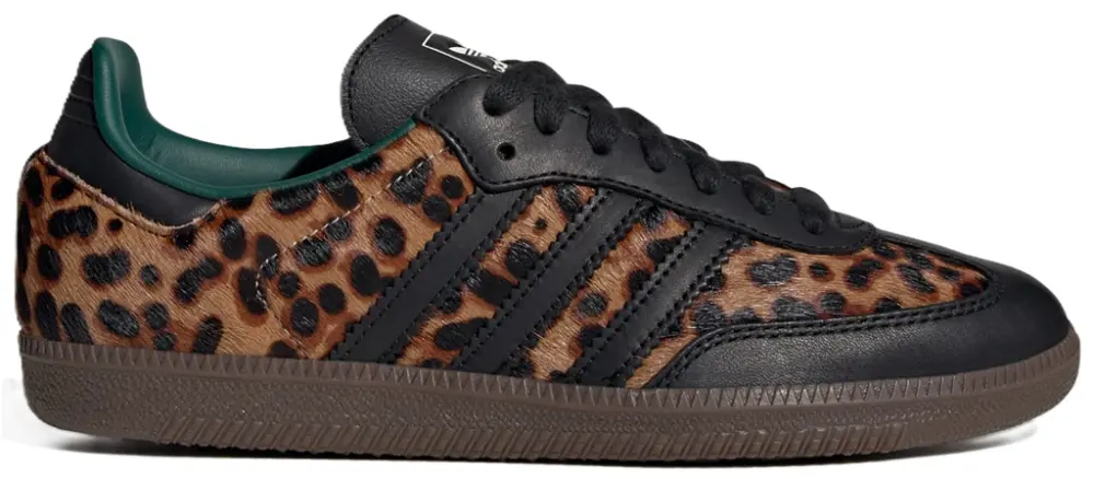 Giày Adidas Samba OG ‘Black Green Leopard’ JI2735