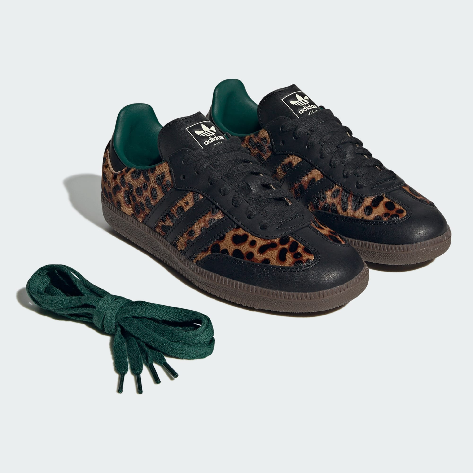 Alternative view of Giày Adidas Samba OG ‘Black Green Leopard’ JI2735