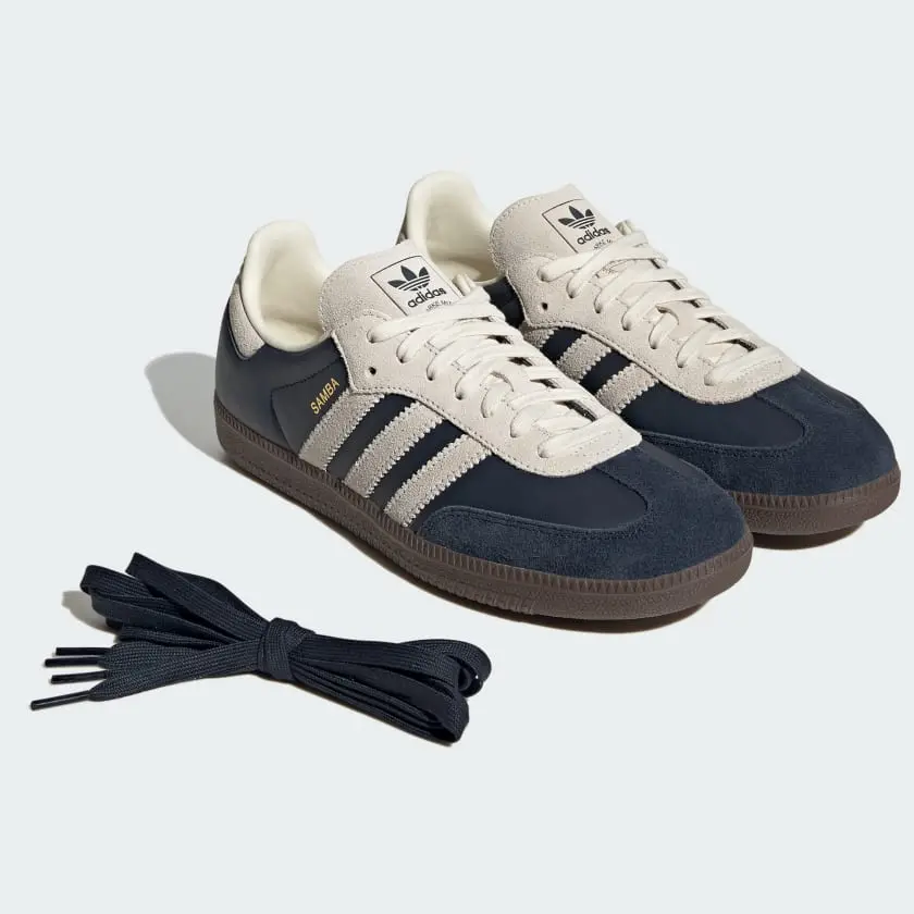 Alternative view of Giày Adidas Samba OG ‘Aurora Ink Cream White’ JI3217