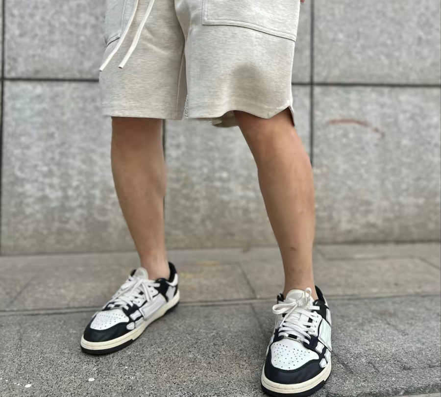 Giày Amiri Skel Top Low ‘White Black’ PXMFS002-004 - Ảnh 8