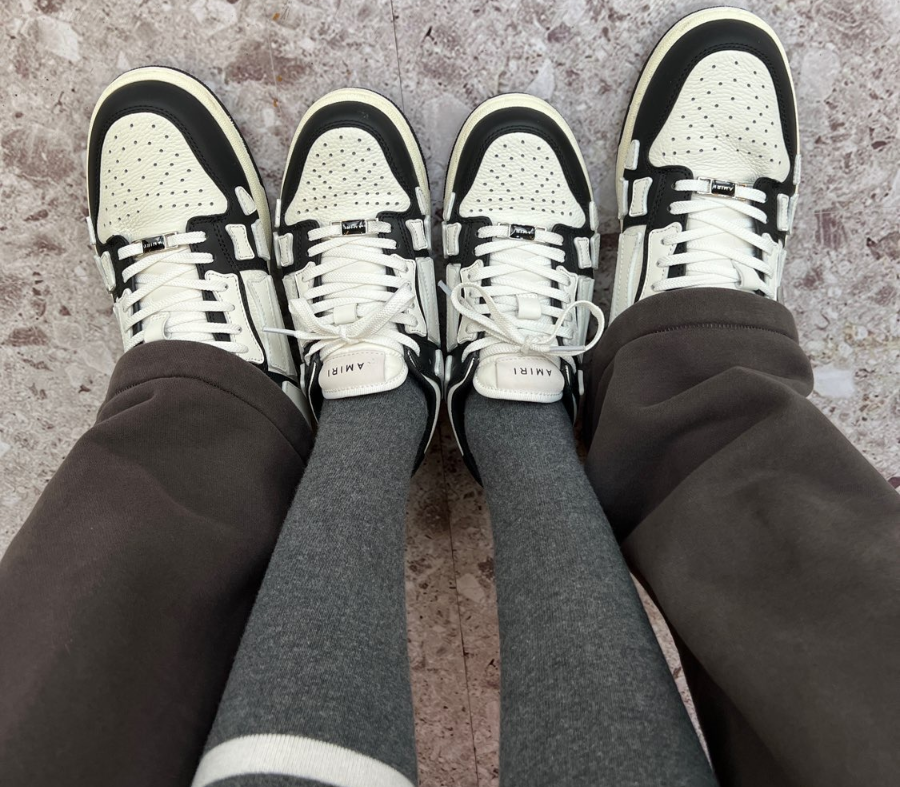 Giày Amiri Skel Top Low ‘White Black’ PXMFS002-004 - Ảnh 5