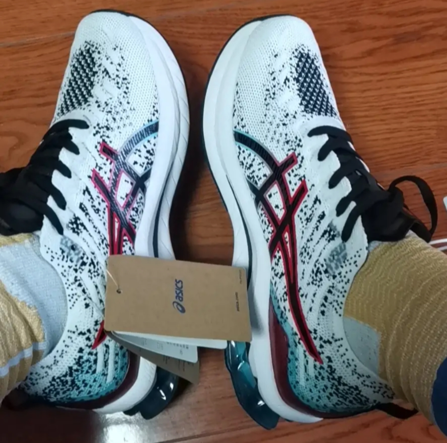 Giày Asics Kinsei Blast ‘White Black’ 1011B203-109 - Ảnh 5