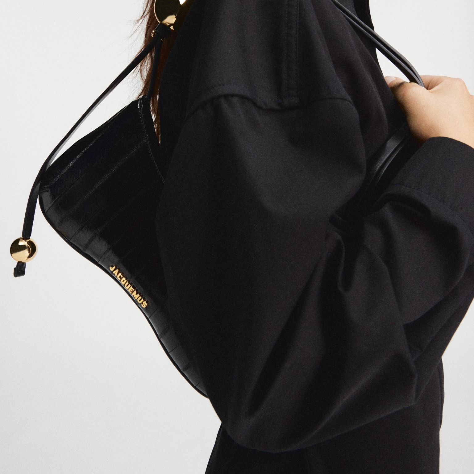 Túi Jacquemus The Bisou Perle ‘Black’ 231BA057-3169-990 - Ảnh 2