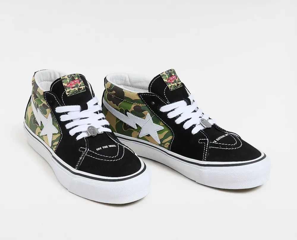 Giày Vans Sk8-Mid x Bape ‘Camo’ VN000MZGCX3 - Ảnh 4