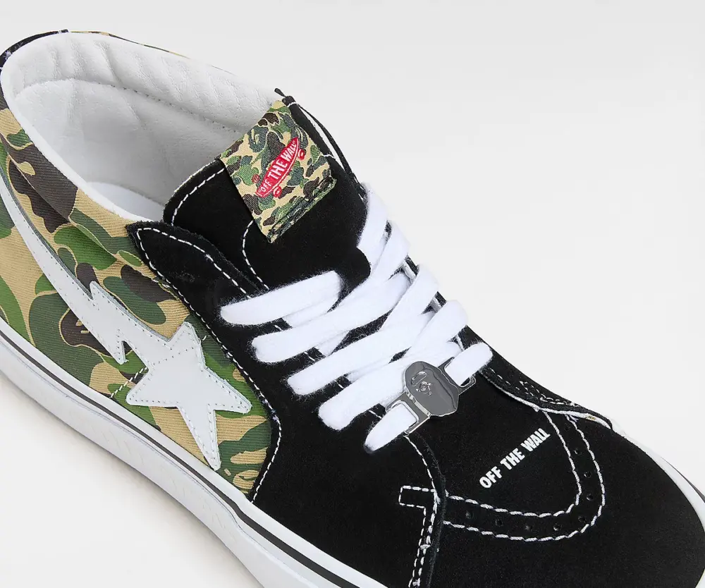 Alternative view of Giày Vans Sk8-Mid x Bape ‘Camo’ VN000MZGCX3