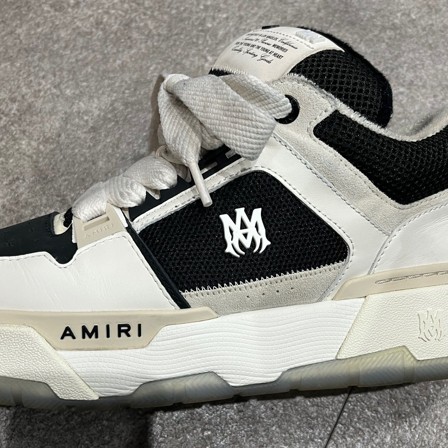 Giày Amiri MA-1 ‘White Black’ SS23MFS012-111 - Ảnh 3