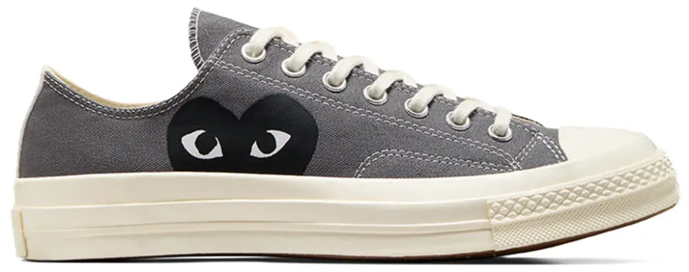 Giày Converse Chuck Taylor All Star 70 Ox x Comme des Garcons Play ‘Grey’ A08797C