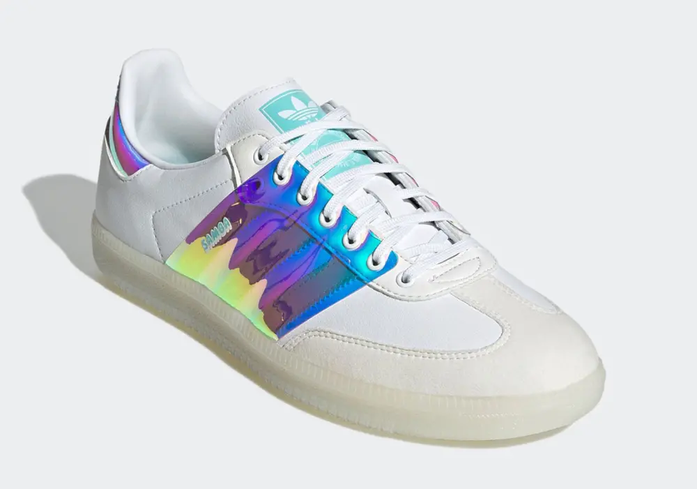 Giày Adidas Samba OG ‘White Iridescent’ GX1024 - Ảnh 5