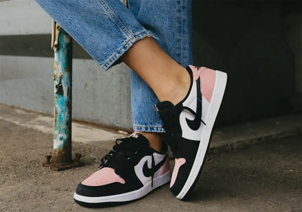 Giày Nike Air Jordan 1 Low OG GS ‘Bleached Coral’ CZ0858-061 - Ảnh 5