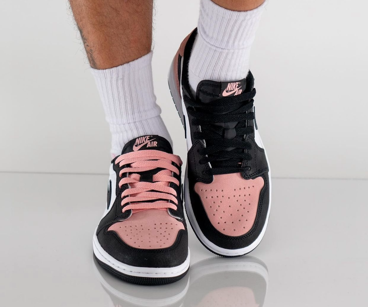 Giày Nike Air Jordan 1 Low OG GS ‘Bleached Coral’ CZ0858-061 - Ảnh 4