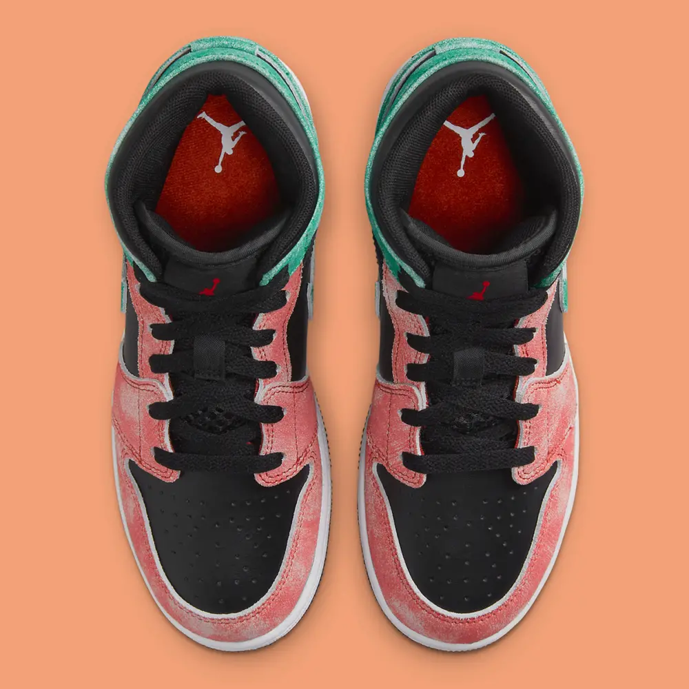 Giày Nike Air Jordan 1 Mid SE GS ‘MJ’s Playground’ FQ1292-003 - Ảnh 4