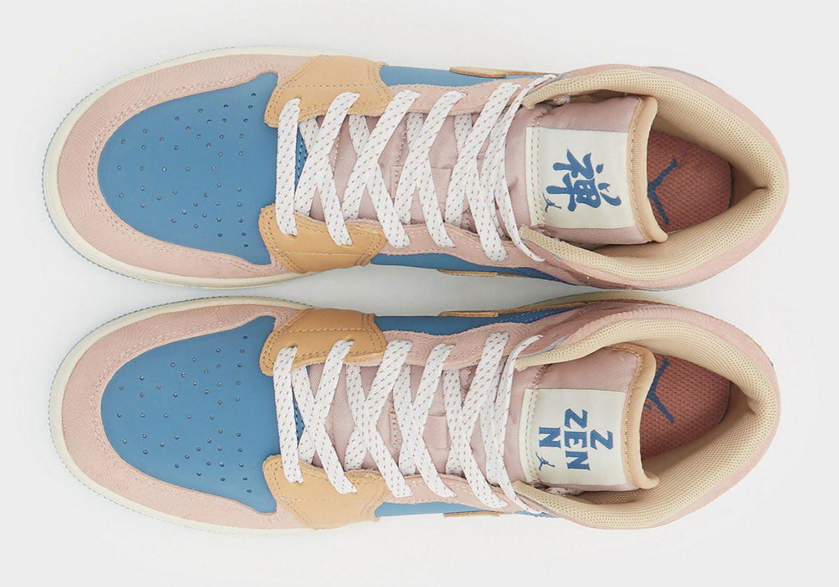 Giày Nike Air Jordan 1 Mid SE GS ‘Zen’ FN7452-400 - Ảnh 4