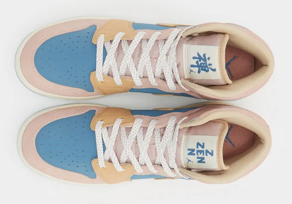 Giày Nike Air Jordan 1 Mid SE GS ‘Zen’ FN7452-400 - Ảnh 4