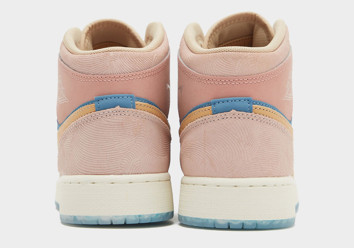 Giày Nike Air Jordan 1 Mid SE GS ‘Zen’ FN7452-400 - Ảnh 3