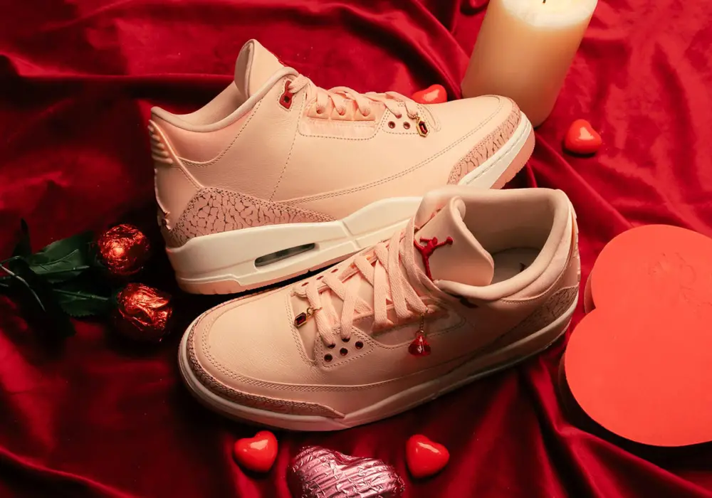 Giày Nike Air Jordan 3 Retro ‘Valentine’s Day Treat Yourself’ HJ0178-600 - Ảnh 3