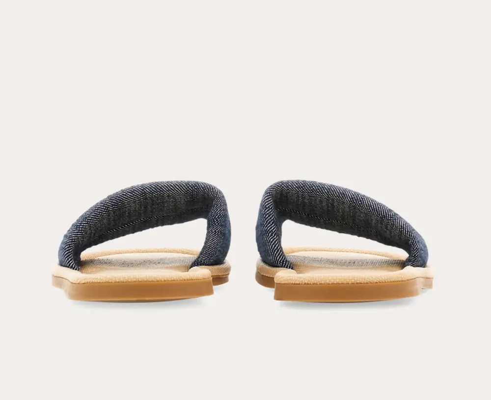 Dép Salvatore Ferragamo Denim Slide With Logo ‘Denim’ 01I539-773735 - Ảnh 4