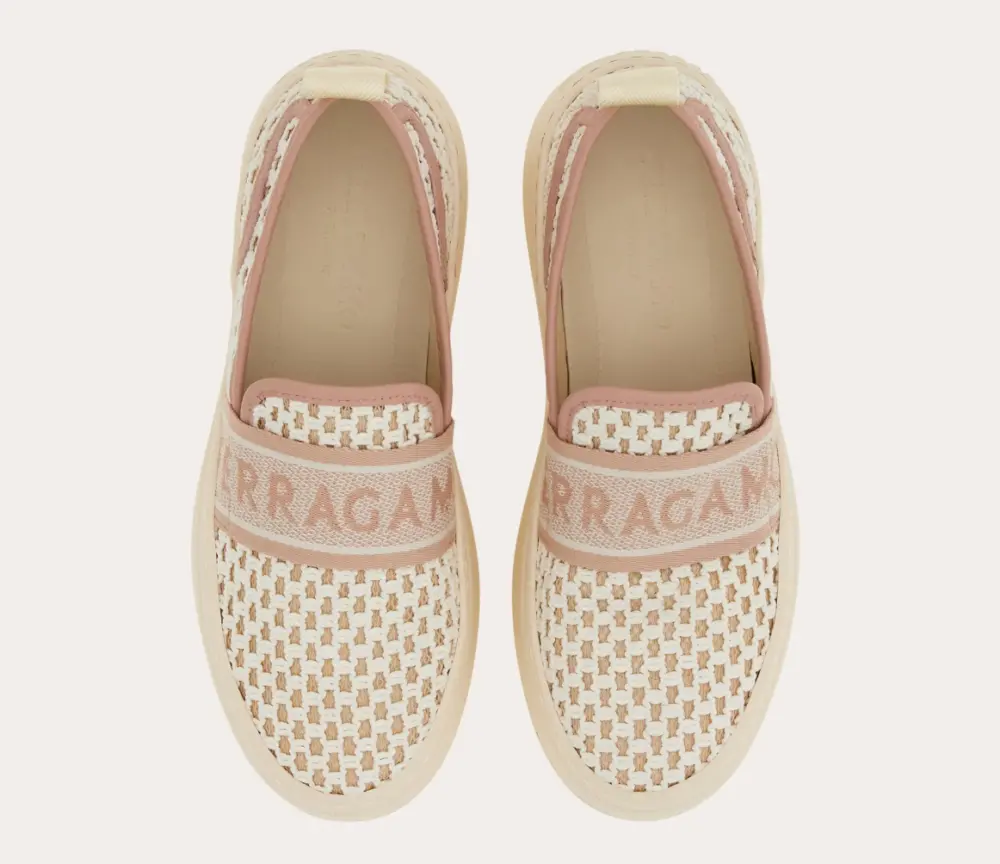 Giày Salvatore Ferragamo Platform Slip On ‘Nude’ 030605-774513 - Ảnh 3