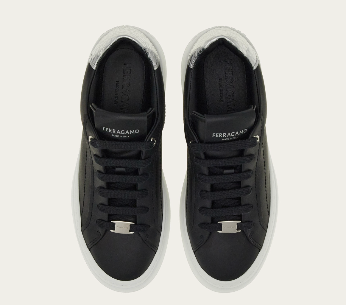 Alternative view of Giày Salvatore Ferragamo Wedge Sneaker ‘Black’ 030573-769353