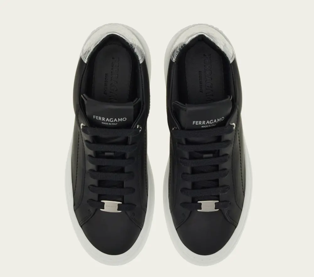 Alternative view of Giày Salvatore Ferragamo Wedge Sneaker ‘Black’ 030573-769353