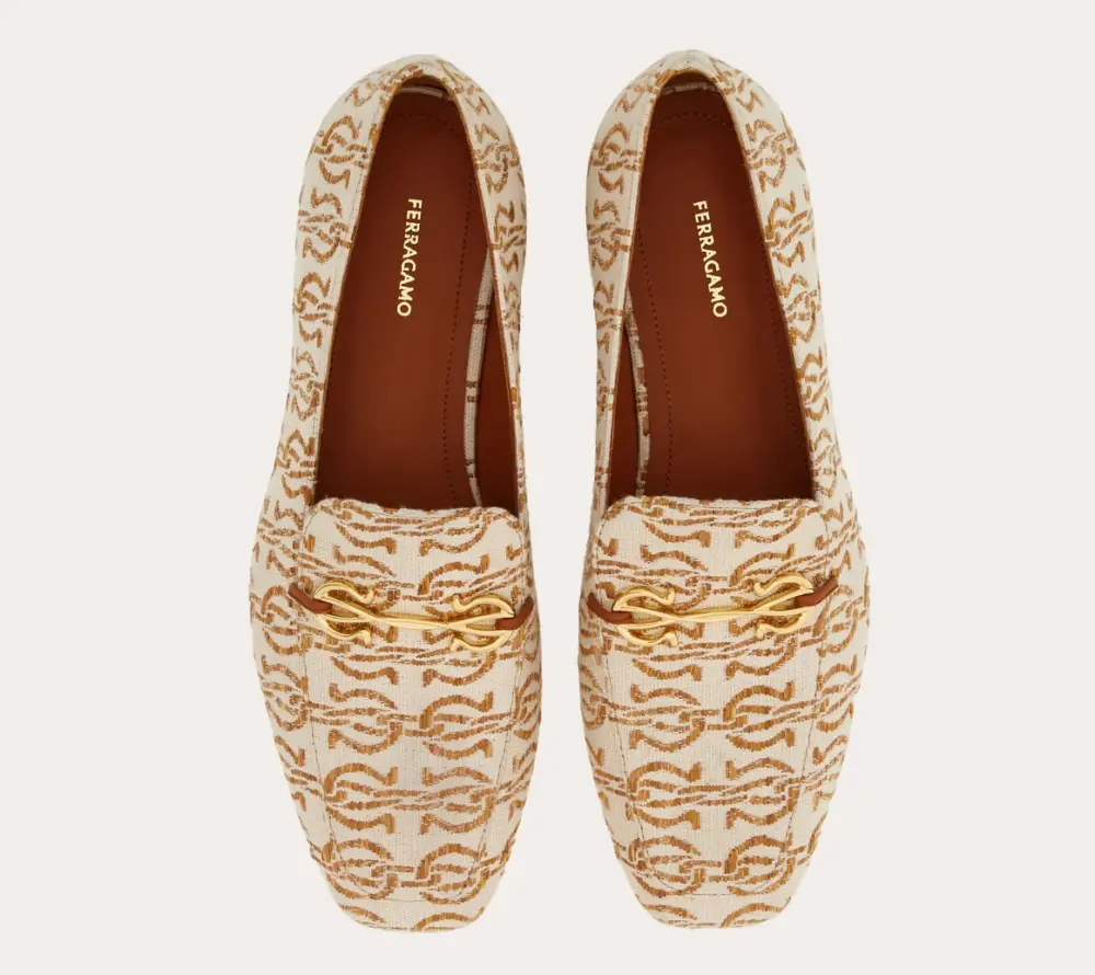 Giày Salvatore Ferragamo Loafer ‘Natural’ 01I776-775004 - Ảnh 3